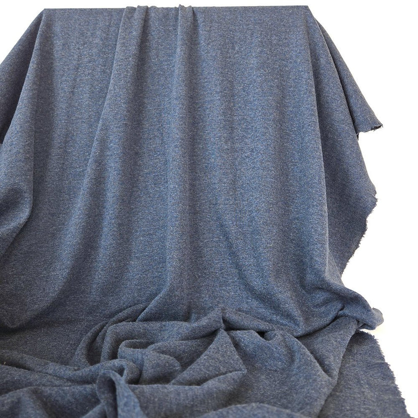 Interlock Knit | Bamboo - Misty Denim - Fabric + Flow Textile Co.