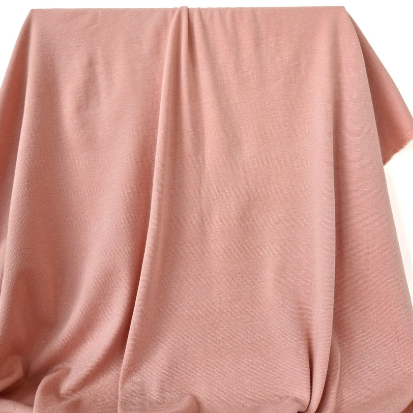 Interlock Knit | Bamboo - Roasted Peach - Fabric + Flow Textile Co.
