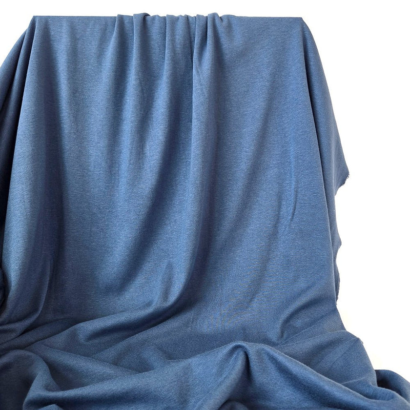Interlock Knit | Bamboo - Stormy Sky - Fabric + Flow Textile Co.