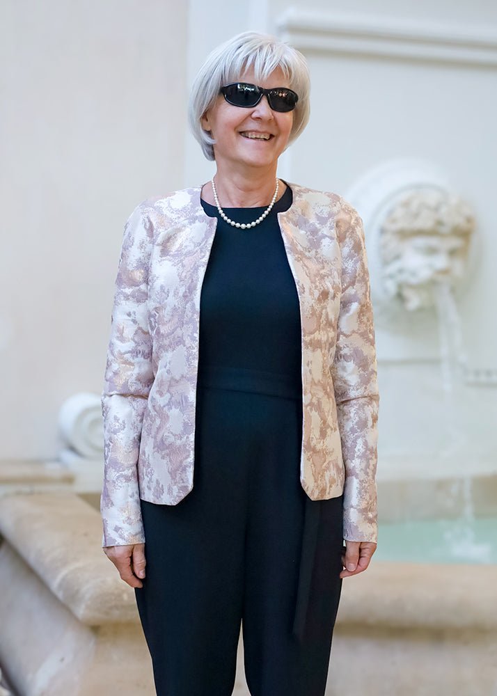 Jacquard | Desert Pink Dusk - Fabric + Flow Textile Co.