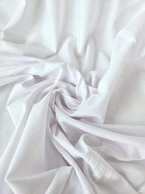 Jersey | Bamboo - White - Fabric + Flow Textile Co.