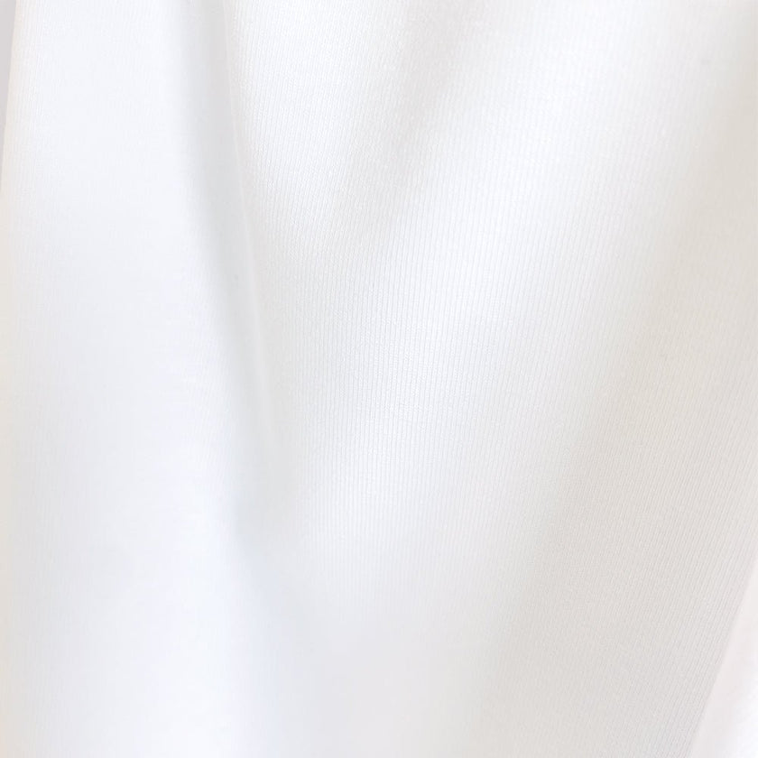 Jersey | Cotton - Optical White - Fabric + Flow Textile Co.
