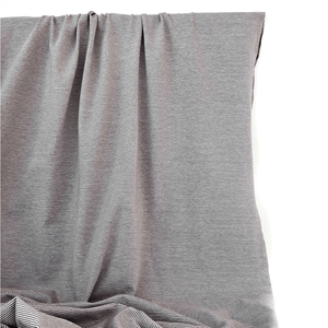 Jersey | Cotton - Soft Cocoa Pinstripe - Fabric + Flow Textile Co.