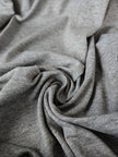 Jersey Knit Print | Bamboo Ministripe - Charcoal - Fabric + Flow Textile Co.