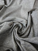Jersey Knit Print | Bamboo Ministripe - Charcoal - Fabric + Flow Textile Co.