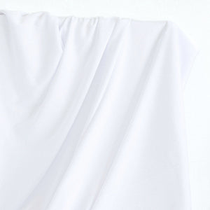 Knit Lining | White - Fabric + Flow Textile Co.