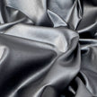 Leather Faux Stretch | Lightweight - Pewter - Fabric + Flow Textile Co.