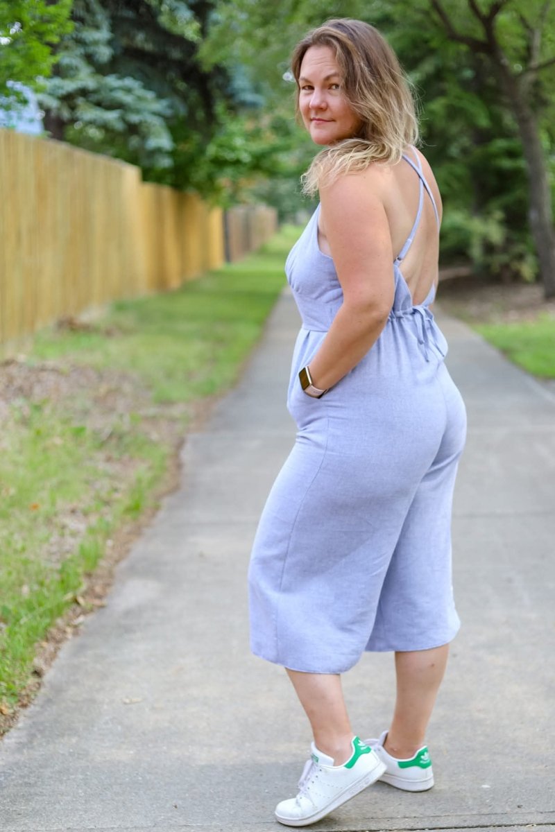 Linen Herringbone | Acidwash Blue - Fabric + Flow Textile Co.