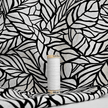 Linen Print | Noir Botanica - Fabric + Flow Textile Co.