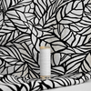 Linen Print | Noir Botanica - Fabric + Flow Textile Co.