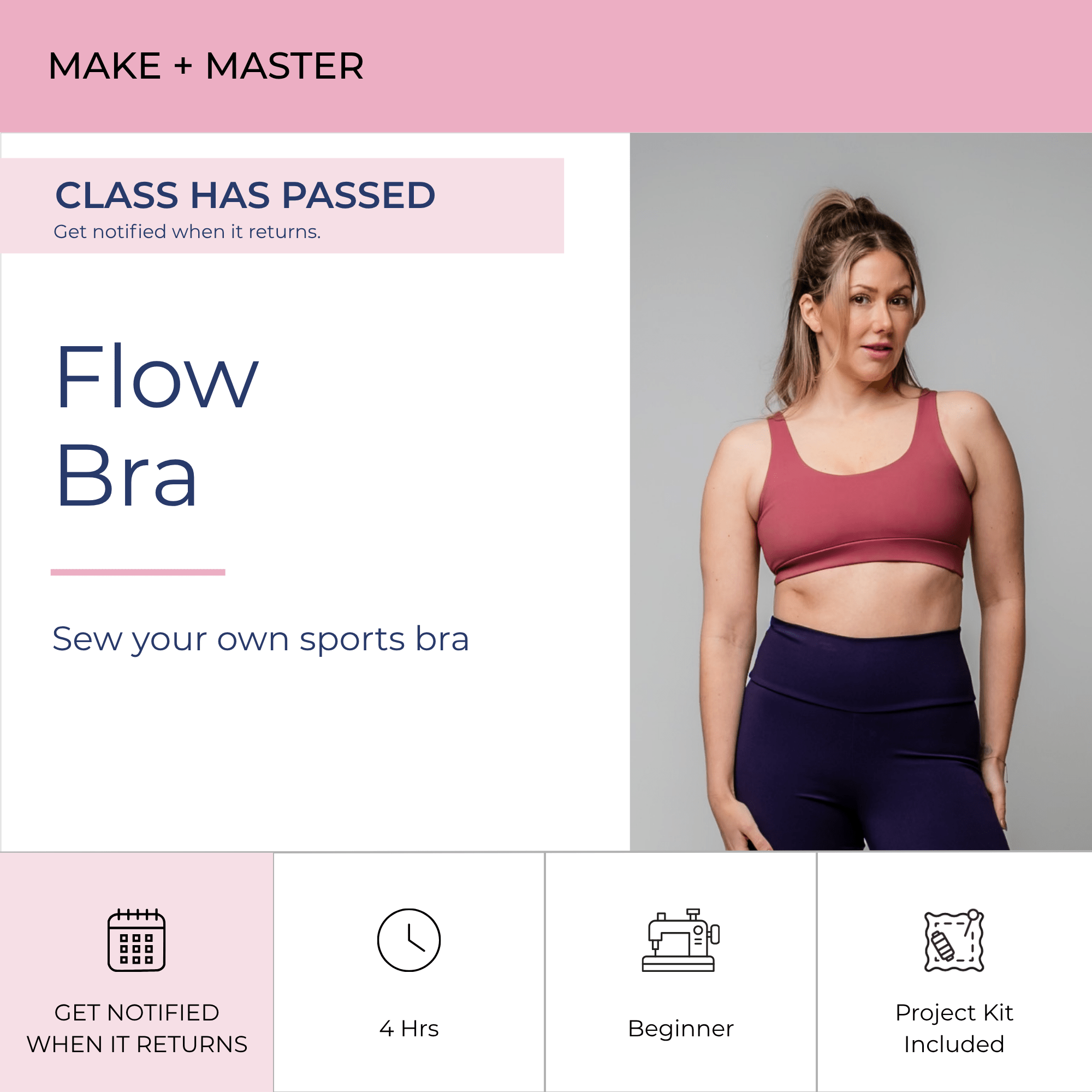 Make + Master: Flow Bra - Fabric + Flow Textile Co.