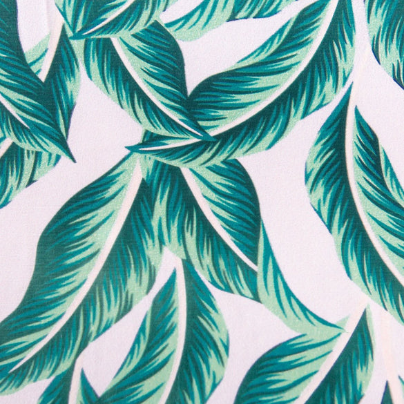 MISPRINT - Swim Print | Leaves - Fabric + Flow Textile Co.