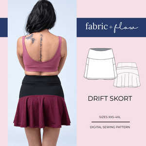 PATTERN | Drift Skort - Fabric + Flow Textile Co.