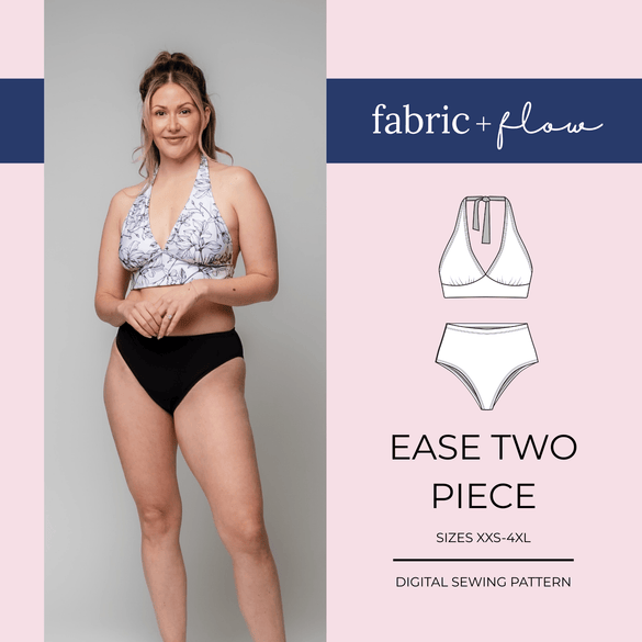 Pattern | Ease Two Piece Swimsuit - Fabric + Flow Textile Co.