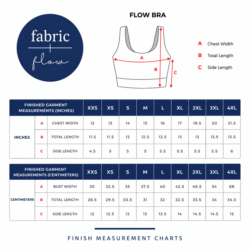 Pattern | Flow Bra - Fabric + Flow Textile Co.