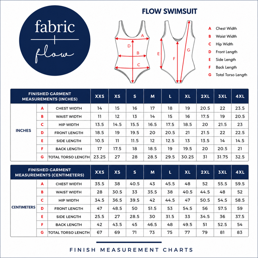 Pattern | Flow Swimsuit - Fabric + Flow Textile Co.