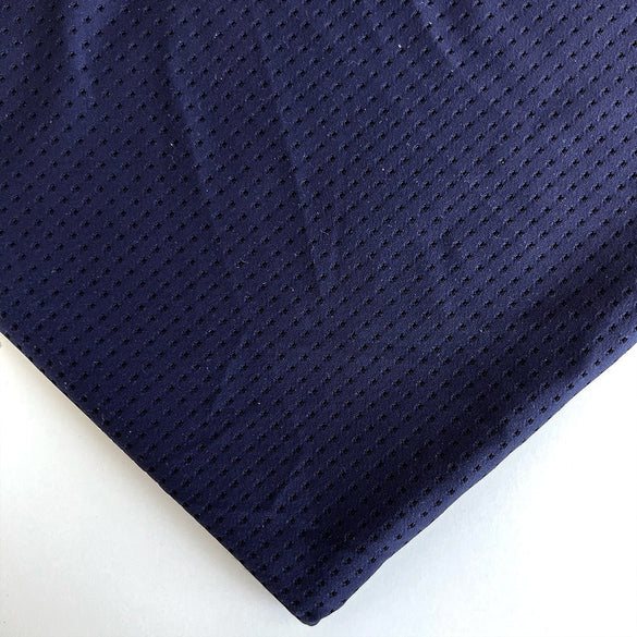 Perforated Mesh | Midnight - Fabric + Flow Textile Co.