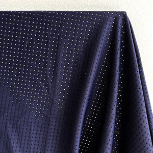 Perforated Mesh | Midnight - Fabric + Flow Textile Co.