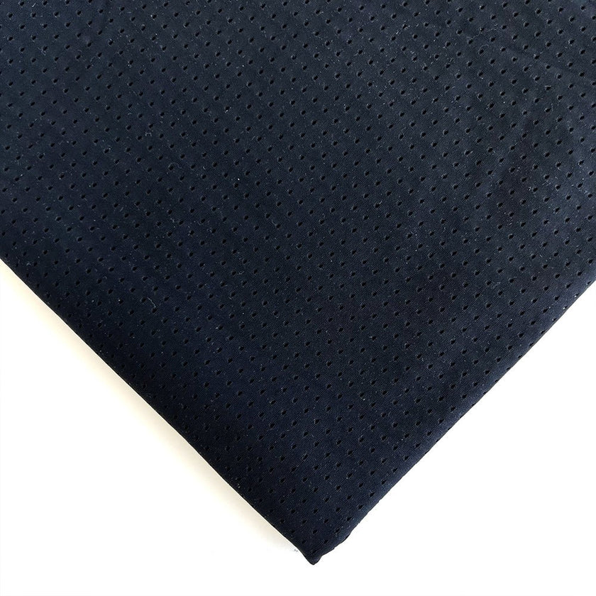 Perforated Mesh | Onyx - Fabric + Flow Textile Co.