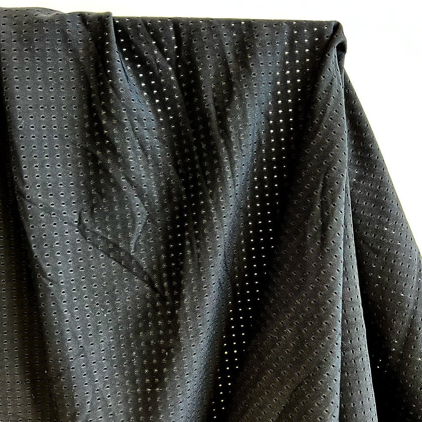 Perforated Mesh | Onyx - Fabric + Flow Textile Co.