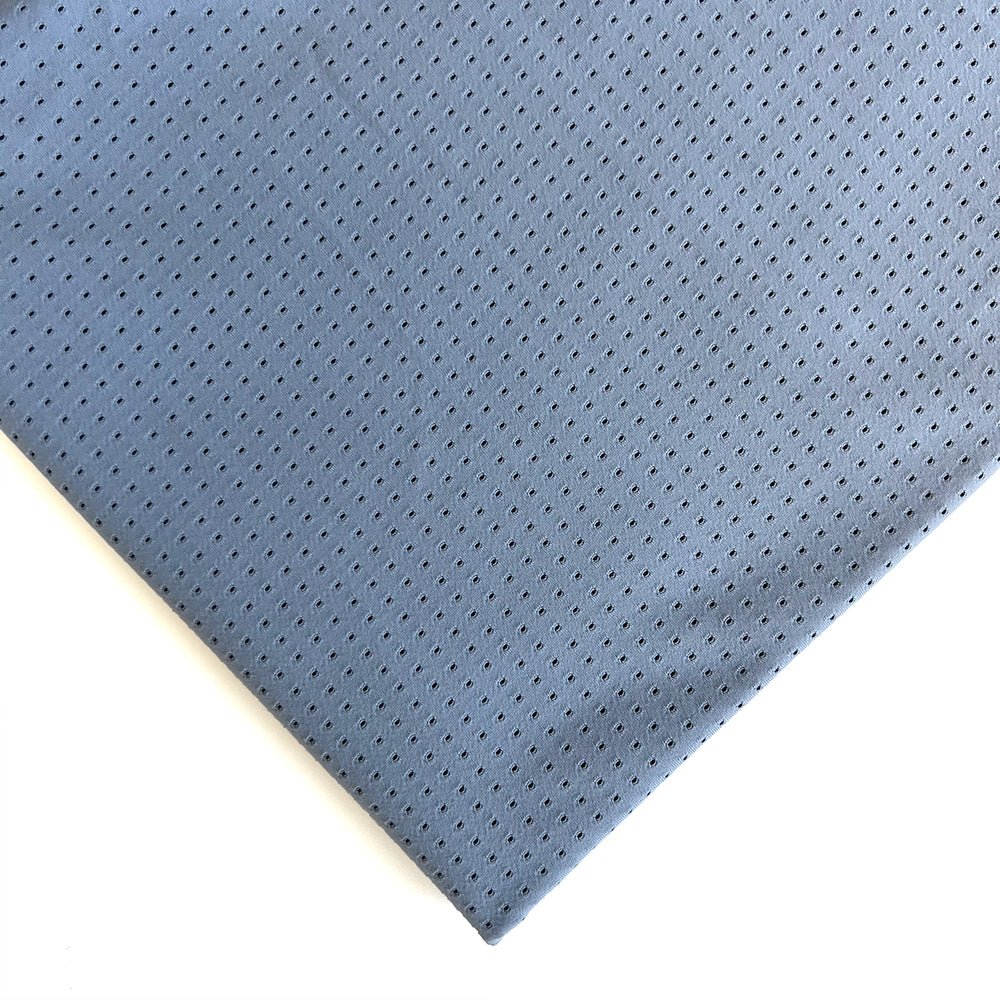 Perforated Mesh | Storm Blue - Fabric + Flow Textile Co.