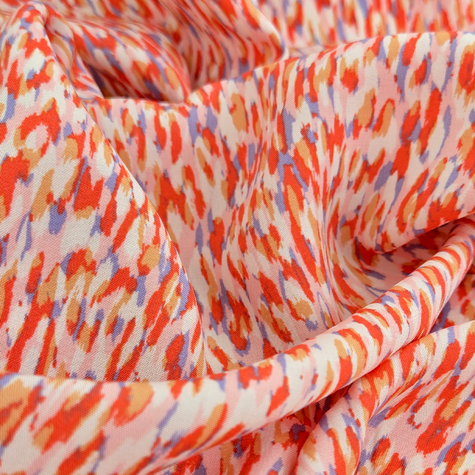 Woven | Viscose - Pink Static