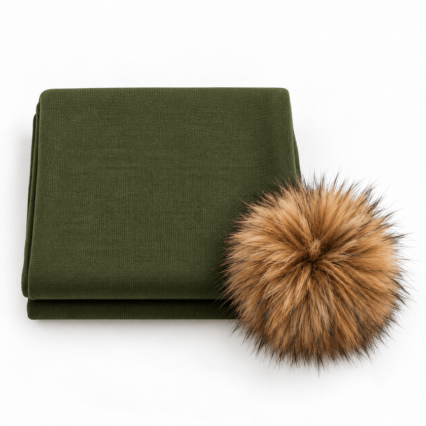 Pom Pom Beanie Sewing Kit - Fabric + Flow Textile Co.