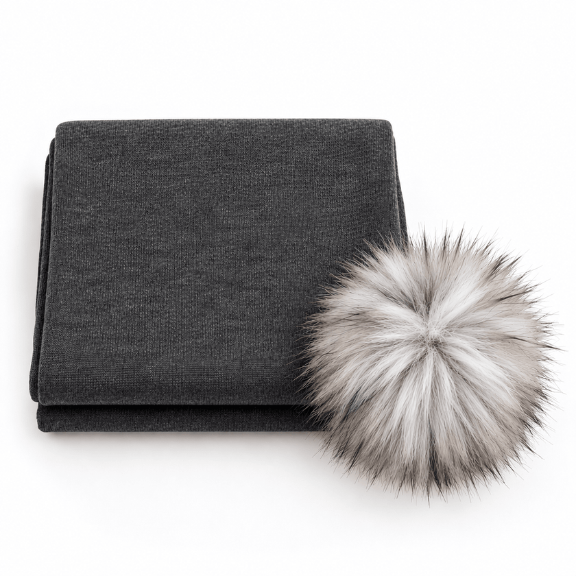 Pom Pom Beanie Sewing Kit - Fabric + Flow Textile Co.