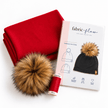 Pom Pom Beanie Sewing Kit - Fabric + Flow Textile Co.