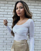 Power Mesh | Chalk White - Fabric + Flow Textile Co.