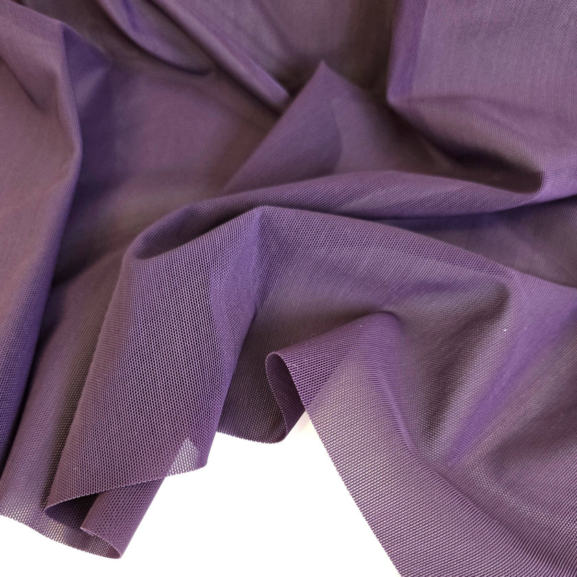 Power Mesh | Eggplant - Fabric + Flow Textile Co.