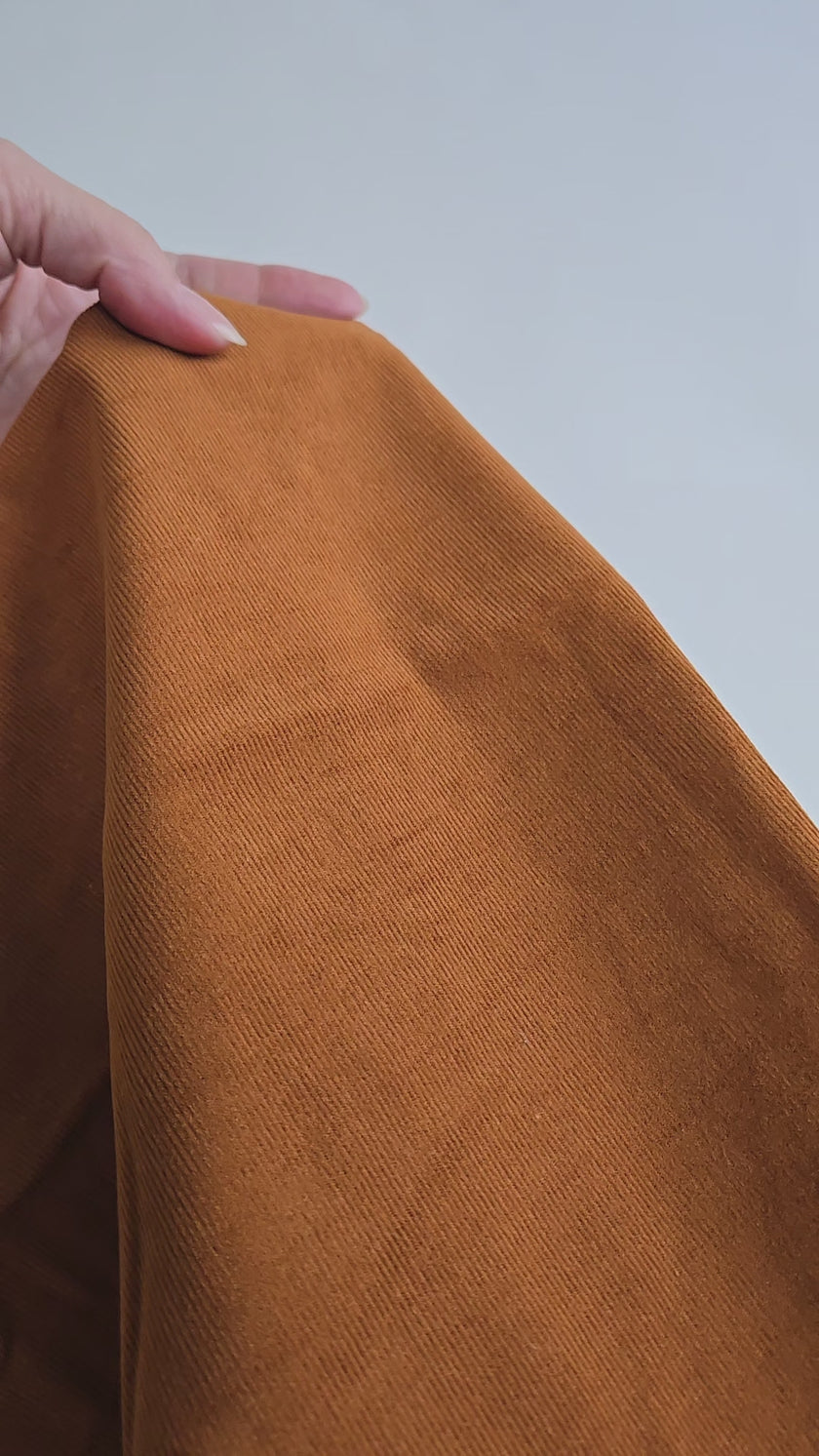 Woven Corduroy | Amber Oak