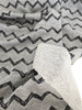 REMNANT |French Terry | Black Zig Zag - 2m Piece - Fabric + Flow Textile Co.