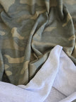 REMNANT | French Terry | Camouflage - 2m + Piece - Fabric + Flow Textile Co.