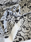 REMNANT | French Terry | Skulls - 2.5m Piece - Fabric + Flow Textile Co.