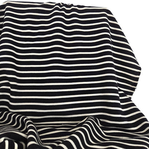 REMNANT |French Terry | Stripe - 2m Piece - Fabric + Flow Textile Co.