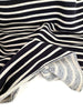 REMNANT |French Terry | Stripe - 2m Piece - Fabric + Flow Textile Co.