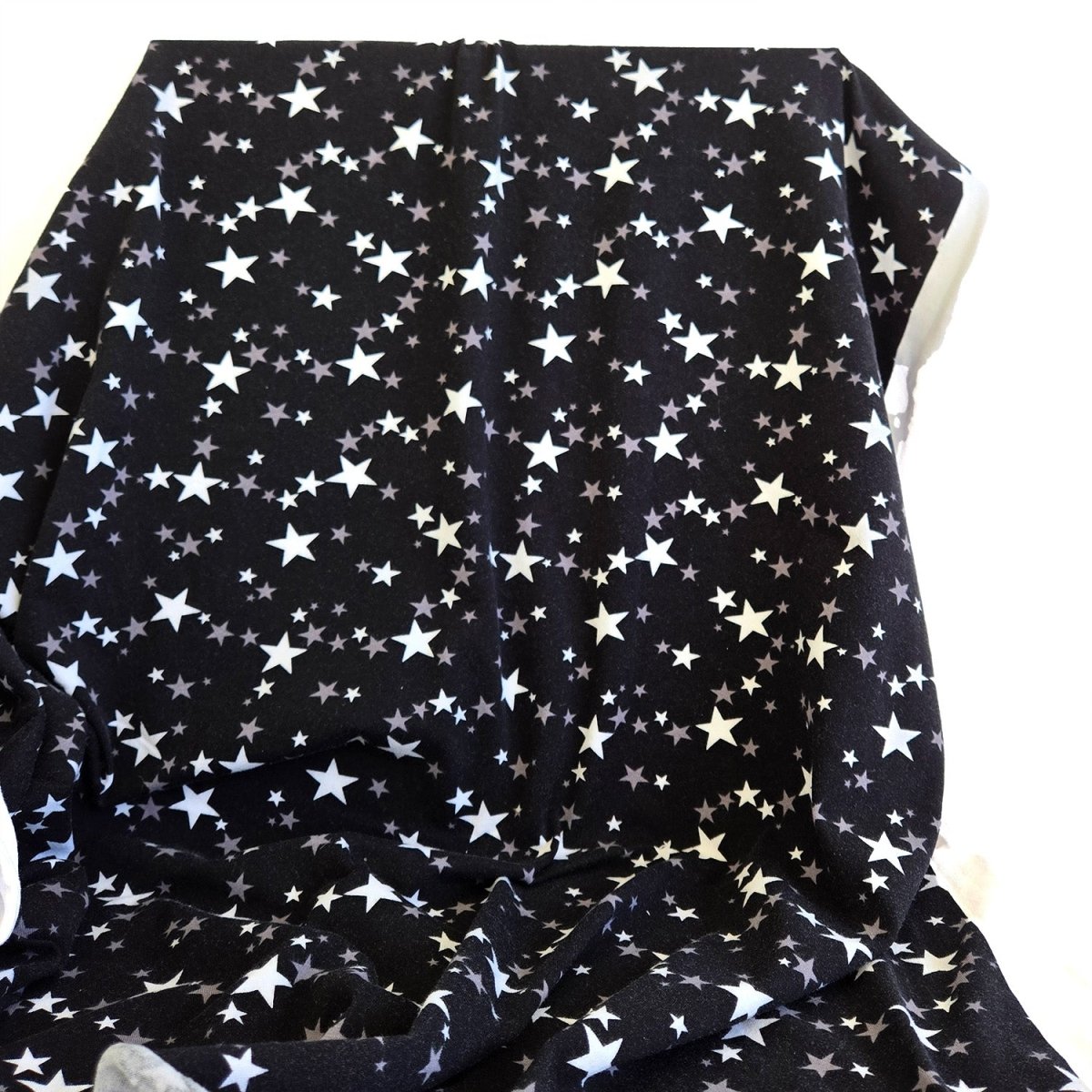 REMNANT |Jersey Knit | Stars - 1.75m Piece - Fabric + Flow Textile Co.