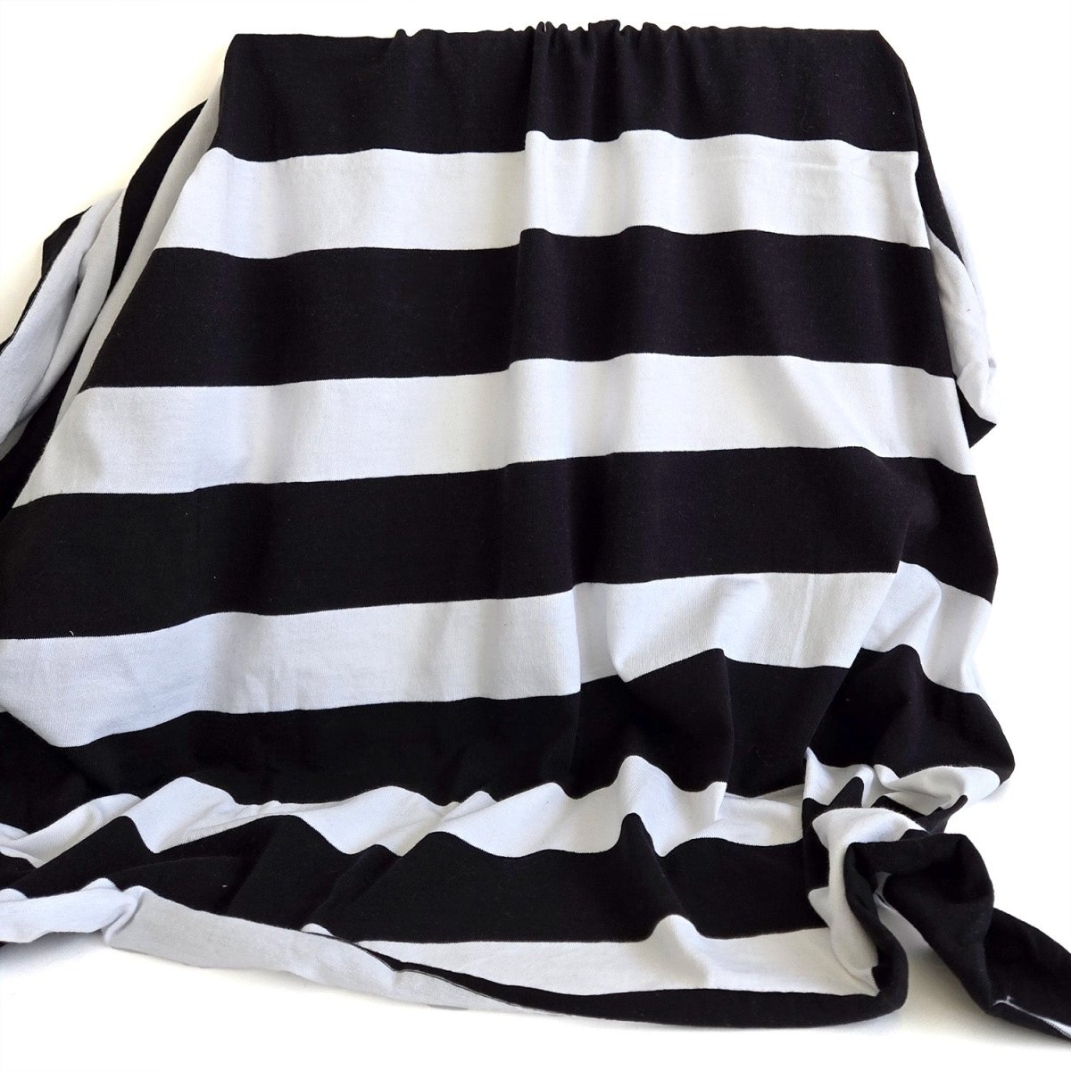 REMNANT |Jersey Knit | Stripes - 0.75m Piece - Fabric + Flow Textile Co.