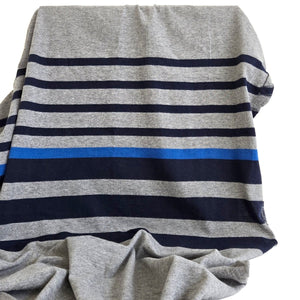 REMNANT |Jersey Knit | Stripes - 1.4m Piece - Fabric + Flow Textile Co.