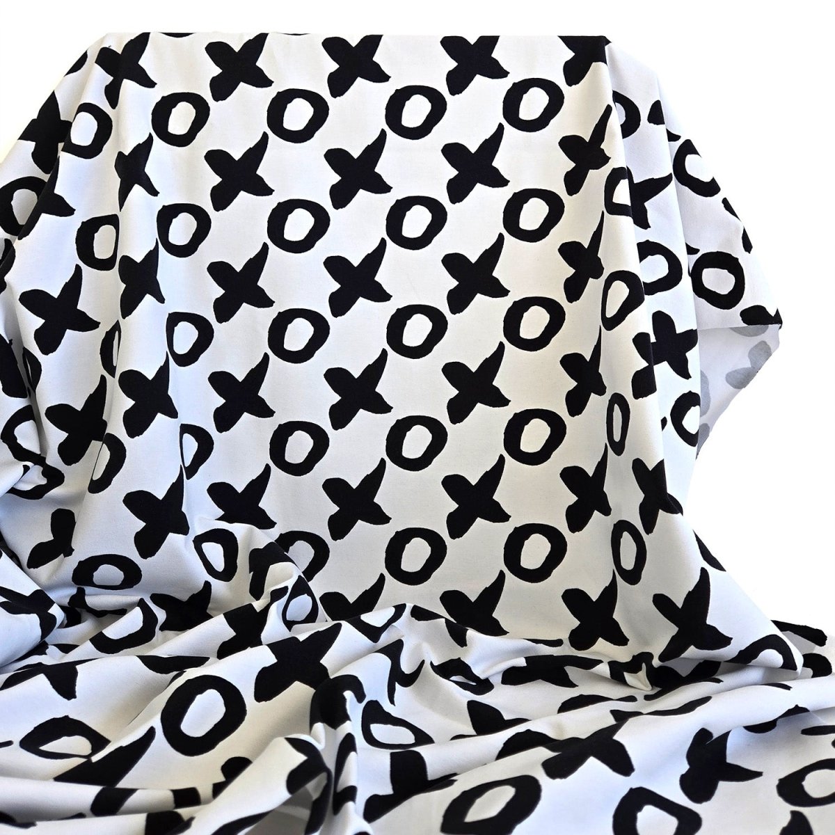 REMNANT |Jersey Knit | XO Print - 2.75m Piece - Fabric + Flow Textile Co.