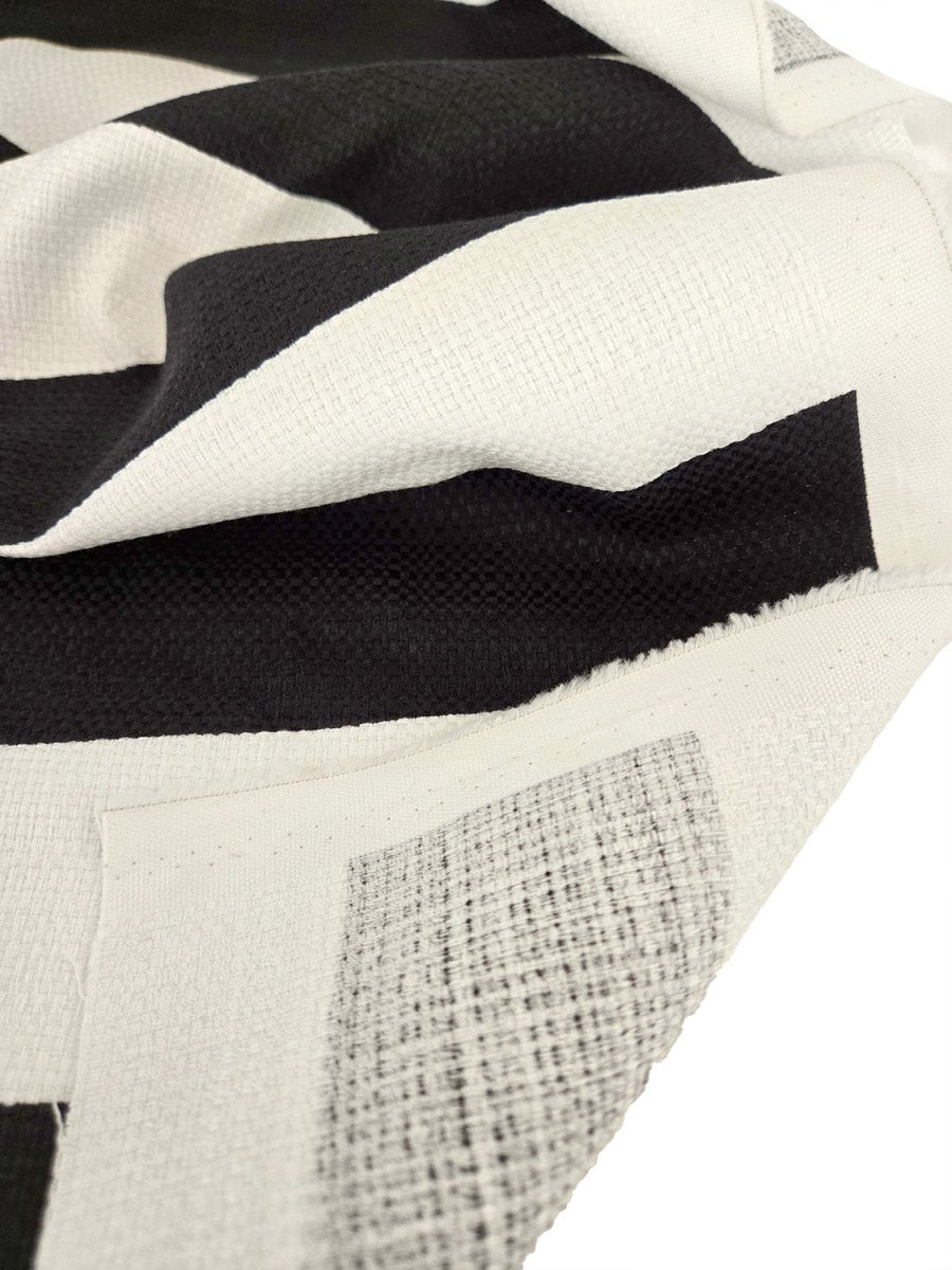 REMNANT | Woven | Textured Stripe - 1m Piece - Fabric + Flow Textile Co.