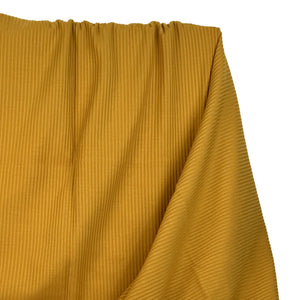 Ribbed Knit | Bamboo - Mustard - Fabric + Flow Textile Co.