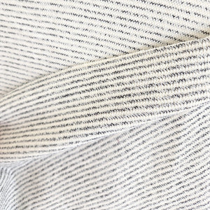 Ribbed Knit | Cotton - Salt and Pepper - Fabric + Flow Textile Co.