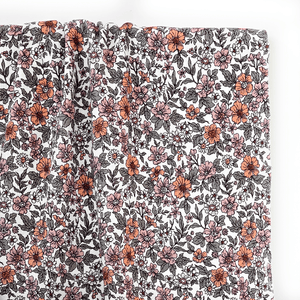 Ribbed Print Knit | Cotton - Victorian Blooms - Fabric + Flow Textile Co.