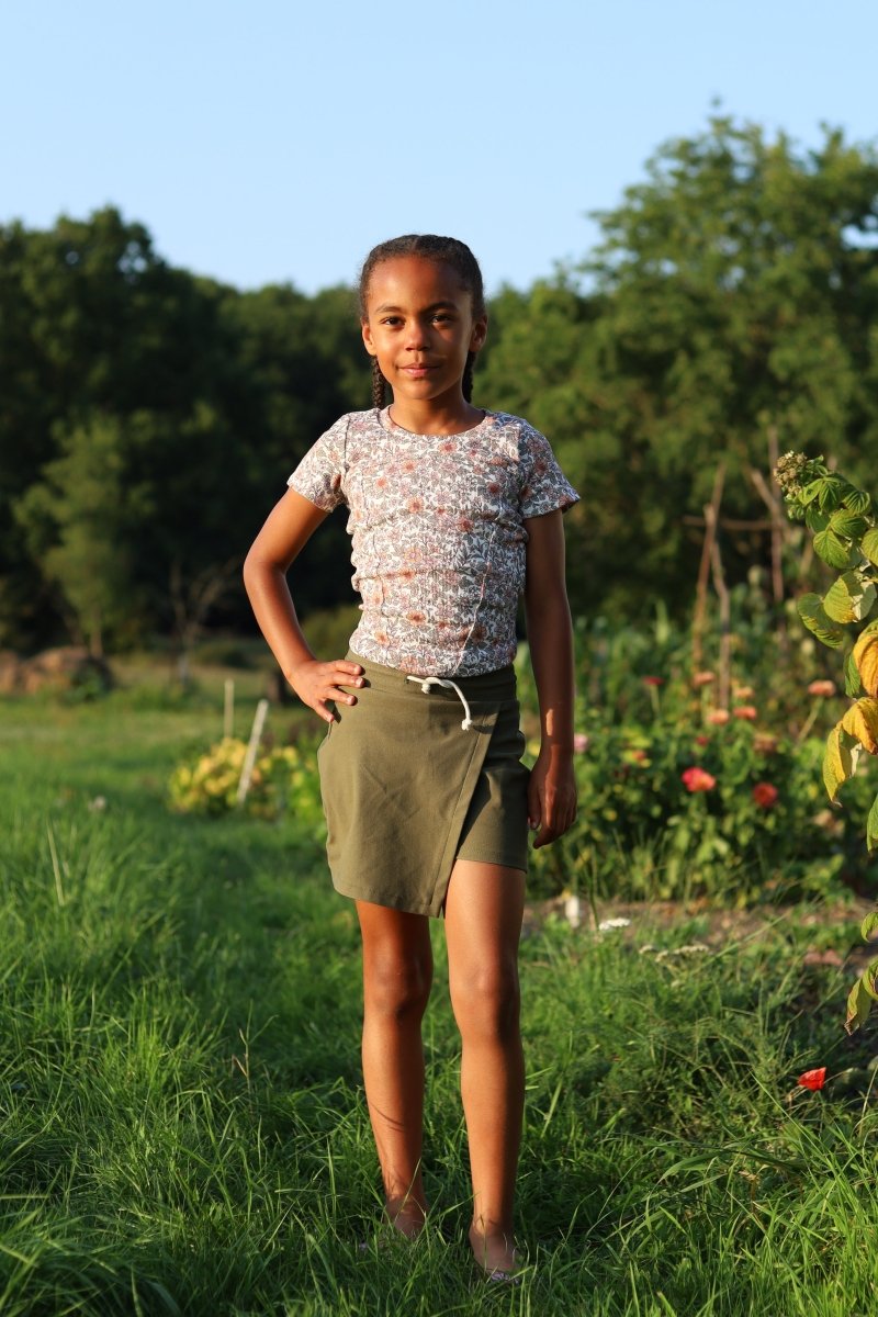 Ribbed Print Knit | Cotton - Victorian Blooms - Fabric + Flow Textile Co.