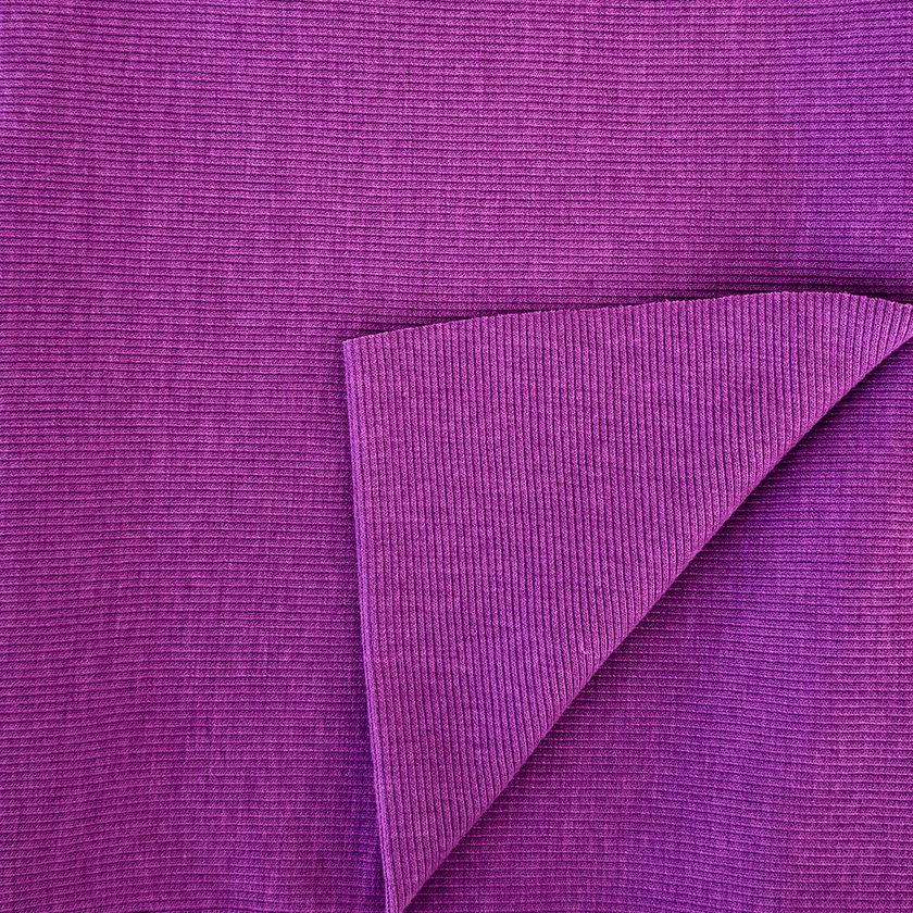 Ribbing Tubular | Cotton - Mulberry Blush - Fabric + Flow Textile Co.