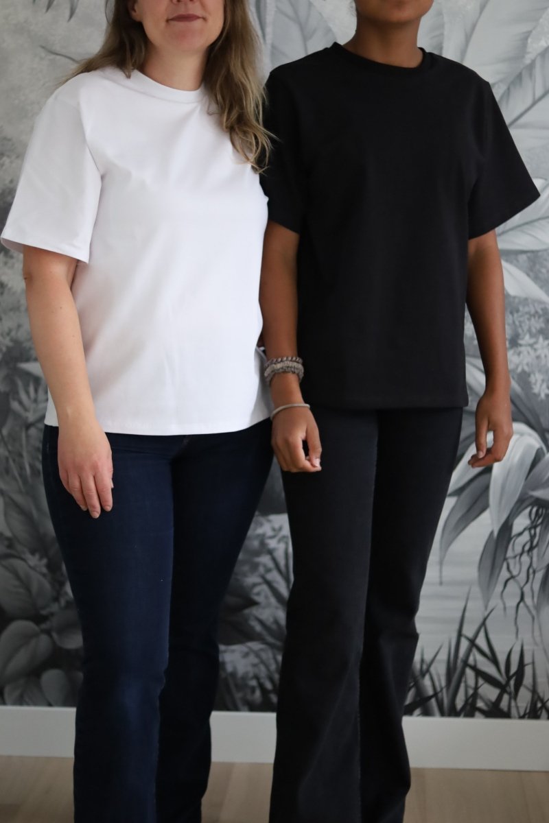 Ribbing Tubular | Cotton - Optical White - Fabric + Flow Textile Co.