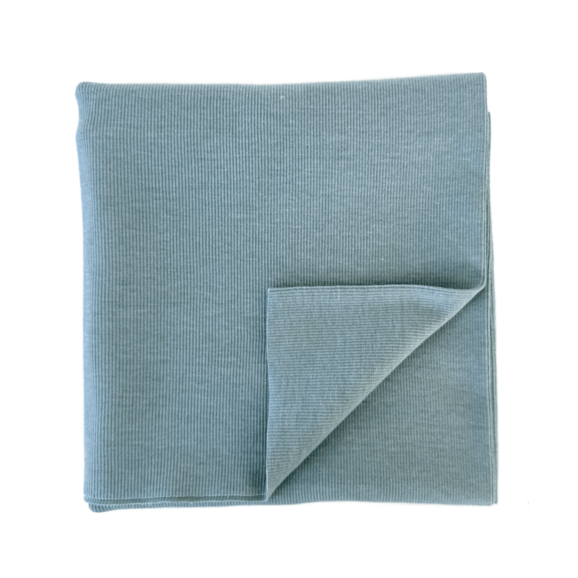 Ribbing Tubular | Cotton - Sage Mist - Fabric + Flow Textile Co.