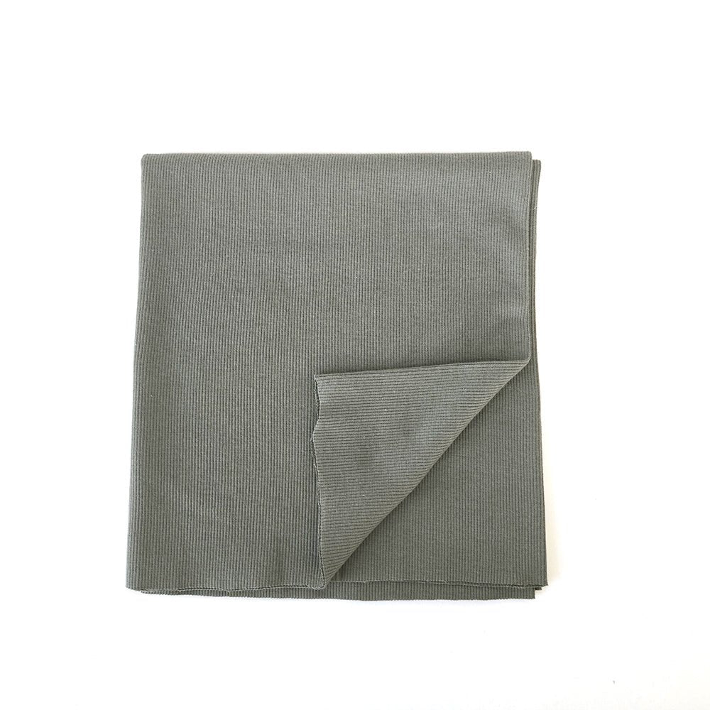 Ribbing Tubular | Cotton - Thyme - Fabric + Flow Textile Co.